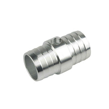 1x Silver 1-1/4"Hose w/ 1/8"NPT Steam Port Adapter Top Radiator LS Swap Coolant