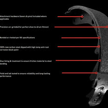 For Nissan Frontier 2005-2019 DFC 1902-0869-00 True-Arc Rear Parking Brake Shoes