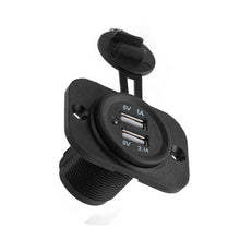 3.1A Dual USB Port Charger Socket Outlet 12V LED for Motorcycle Car Universal