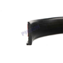 2pcs 1.5M Car Wheel Fender Flare Protector 4.5cm Width Rubber Guard Stripe Black