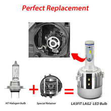LASFIT 60W LED Headlight Bulbs High/Low Beam/Fog Light H11 9005 9006 9012 H7 H4