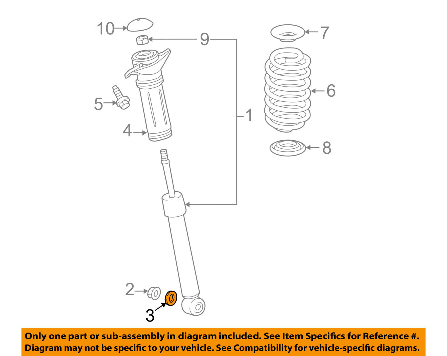 TOYOTA OEM 16-18 Prius Rear Suspension-Shock Washer 9020116039