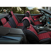 PU Leather Car Seat Cover Full Surround Protector 5-Sit Universal Auto Cushion