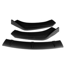 3Pcs Front Bumper Lip Spoiler Splitters Matte Black For Toyota Corolla 2009-2020