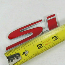 HONDA CIVIC Si EMBLEM 02-15 REAR TRUNK RED/CHROME BADGE back sign symbol logo