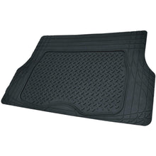 MotorTrend FlexTough Rubber Floor Mats & Cargo Set - Black - Heavy Duty BPA Free