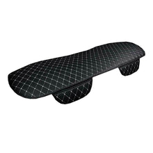 Car Rear Seat Cover Cushion Pad PU Leather Black&White For Interior Accessories