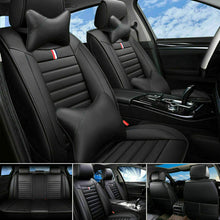 PU Leather Car Seat Covers 5-Sit Cushion Protector Universal Interior Accessoris