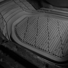 4pc All Weather Floor Mats & Cargo Set Gray Tough Rubber Deep Dish For Auto