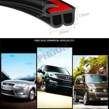 196" Rubber Seal Strip Car Door Trunk Edge Protector Trim Moulding Weatherstrip