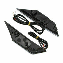 For 2016-2020 Honda Civic Black LED Strip Front Bumper Side Marker Signal Lights