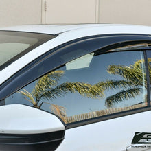 Mugen Style Smoke Tinted Side Vent Window Visors For 16-Up Honda Civic Hatchback