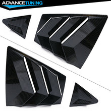 Fits 20-21 Toyota Corolla Side Window Louver Scoop 4PC Carbon Fiber Print
