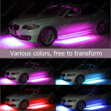 For Chevrolet APP Control RGB Car LED Strip Tube Underbody Neon Light 4x