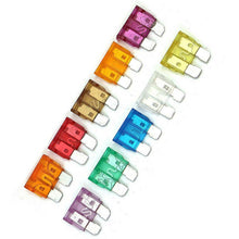 50Pcs Array Assorted Mixed Color Car Truck Medium Size Profile Blade Fuses Kit