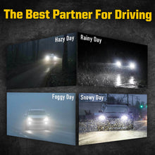 100W H11 H8 H9 LED Headlight Bulbs Kits Low Beam Fog light White 360 Adjustable