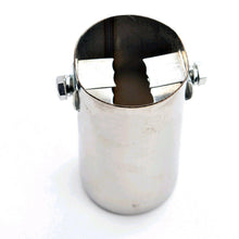 1x Car Rear Round Exhaust Pipe Tail Throat Muffler Tip Stainless Steel Universal