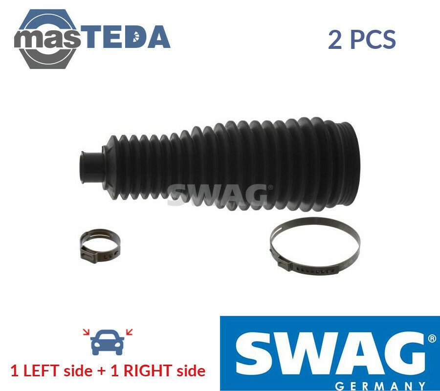2x SWAG DRIVER SIDE BELLOWS STEERING RACK BOOT PAIR SET 30 94 5481 G NEW