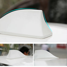 Universal White Shark Fin Roof Antenna For Car Radio FM/AM Signal Aerial Decor