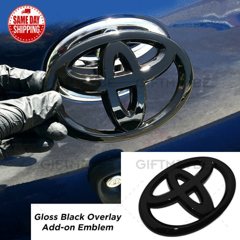 Toyota Camry 4Runner Corolla Matrix RAV4 Sienna Trunk Lid Overlay Add-On Emblem