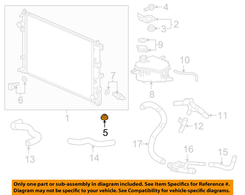 HONDA OEM 16-17 Civic 1.5L-L4-Radiator Assembly Lower Insulator 74172TBAA00