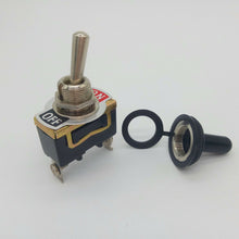Heavy Duty ON/OFF Small SPST Toggle Switch Miniature & Waterproof Cover 15A