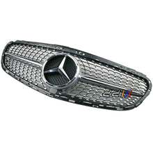 Front Silver Diamond Grille Mask For Mercedes Benz W212 E200 E300 E400 2013-16