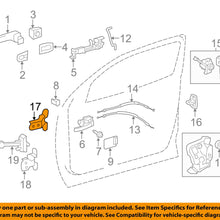 TOYOTA OEM-Door Hinge-Upper Left 6872002020