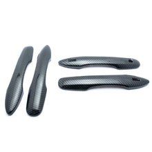Carbon Fiber Side Door Handle Covers Trims 4D For Toyota 2017-2020