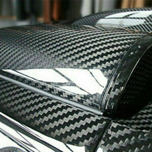7D Accessories Glossy Carbon Fiber Vinyl Film Car Interior Wrap Stickers 12x 60"