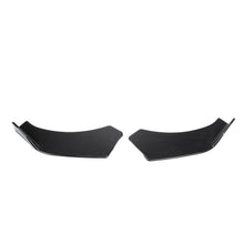 2x Black Front Bumper Splitter Lip Chin Body Protector Diffuser Universal Car