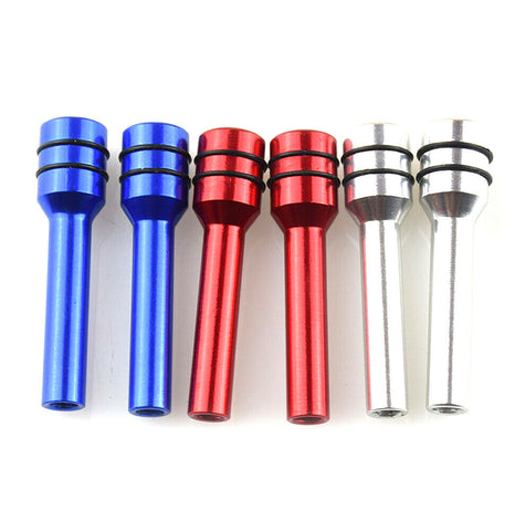 2× Universal Auto Car Interior Door Locking Lock Knob Pull Pins Cover Aluminum