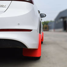 Racing Red Universal Mudguards Mud Flaps Splash Guards Mudflaps Fender Dirty