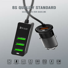Universal 4 Port USB Charger QC3.0 Phone Fast Charger 12-24V 3400mA Quick Charge