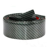 Car Door Sill Plate Threshold Matt Carbon Fiber Texture Vinyl Wrap Sticker Black