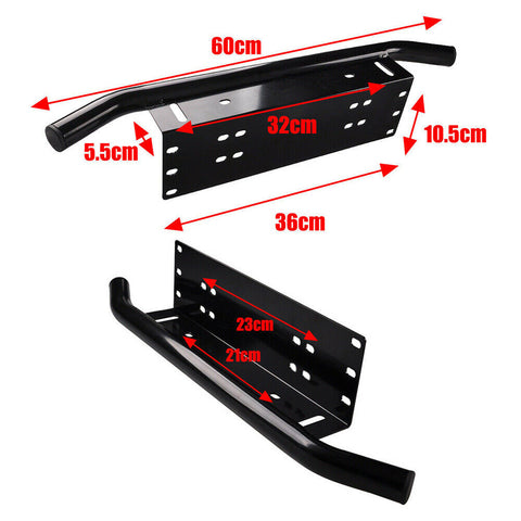 1x Universal Offroad SUV Front Bumper Light Bar Mount Bracket Holder Accessories