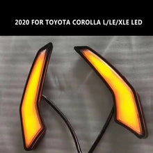 2X LED front bumper fog light DRL running light For Toyota Corolla 2020 L/LE/XLE