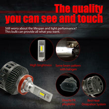 Lasfit H11 LED Bulbs for Toyota Tacoma 2016-2020 Low Beam Headlight 8000LM 6000K