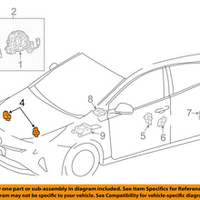 TOYOTA OEM 2016 Prius Airbag Air Bag SRS-Front Impact Sensor 8917349495