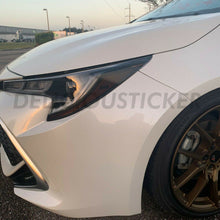 For 2019-2021 COROLLA SMOKE Head light Overlays Tint Precut Vinyl Front Smoked