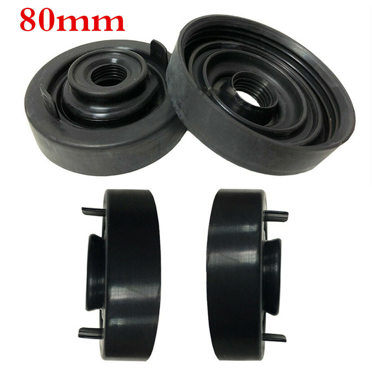 2 Pcs 80mm Soft Rubber Headlight Waterproof Dustproof Cap For Auto Car LED light