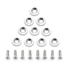 10pcs JDM Billet Aluminum Fender Bumper Washer Engine Bay Bolt Kits Multi-Colors