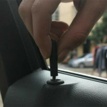 4Pcs Carbon Fibre Interior Insert Door Lock Knob Pins Kit For Car Truck SUV Auto