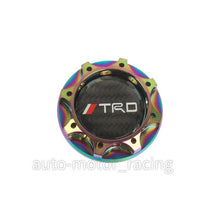 JDM TRD CARBON FIBER Sticker with ALUMNIUM NEO Billet Engine Oil FILLER Cap