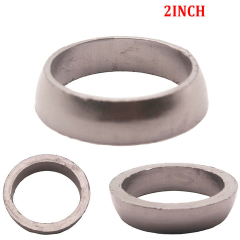 Car Flexible Graphite Donut Style Muffler Exhaust Pipe Gaskets 52mm ID x 65mm OD