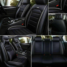 5-Sit Car Seat Covers Protector Cushion PU Leather Interior Accessoris For Honda
