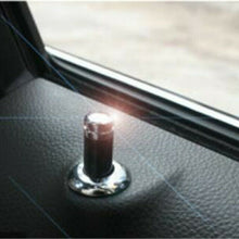 4Pcs Carbon Fibre Interior Insert Door Lock Knob Pins Kit For Car Truck SUV Auto