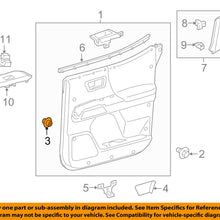 TOYOTA OEM 12-17 Camry Front Door-Door Trim Panel Clip 677730E020