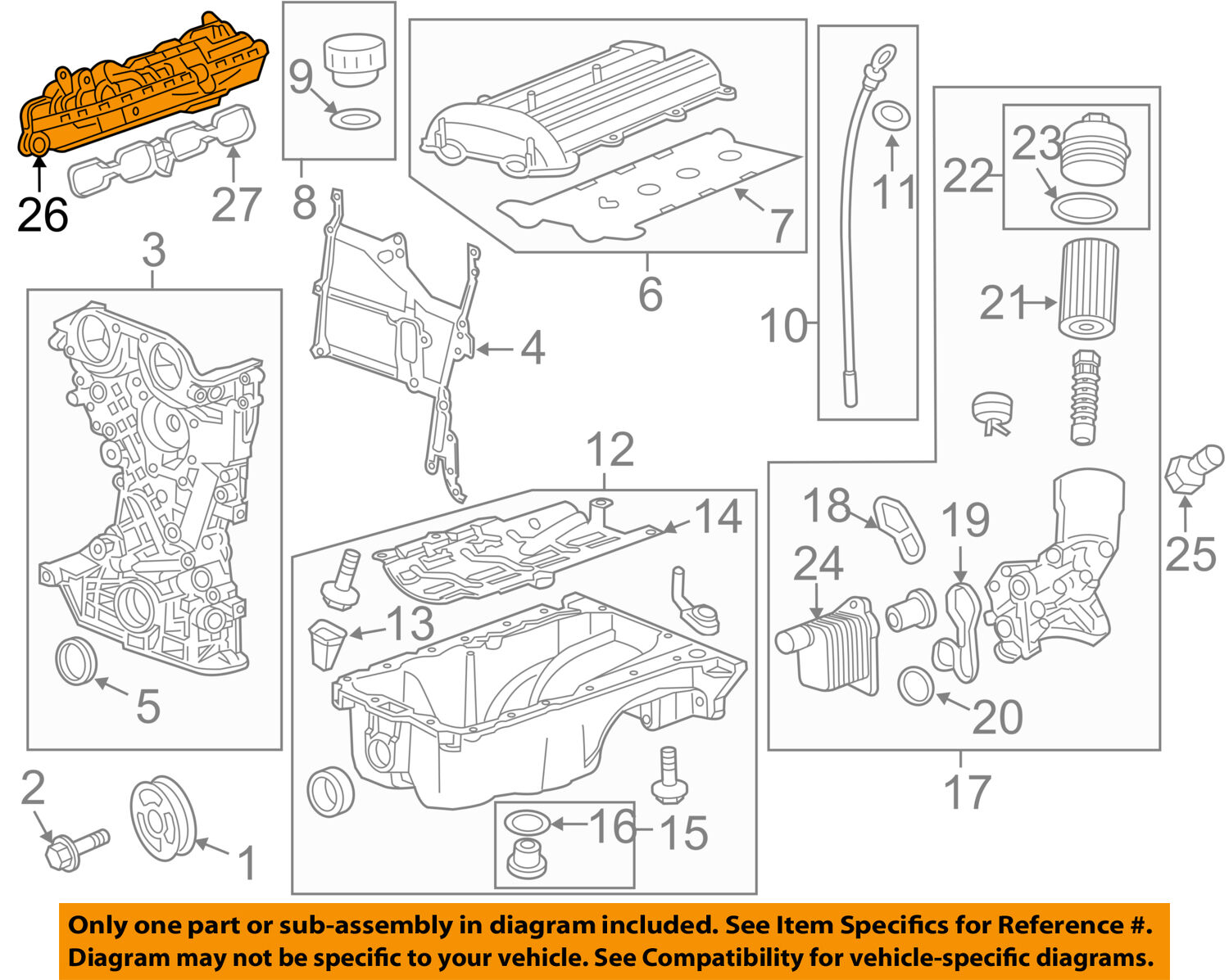 GM OEM-Intake Manifold 25200449