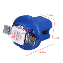 10pcs T5 B8.5D 5050 1-SMD LED Car Dashboard Dash Gauge Instrument Lights Bulb